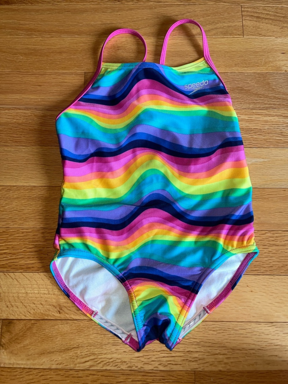Speedo Rainbow Wave One-Piece Swimsuit